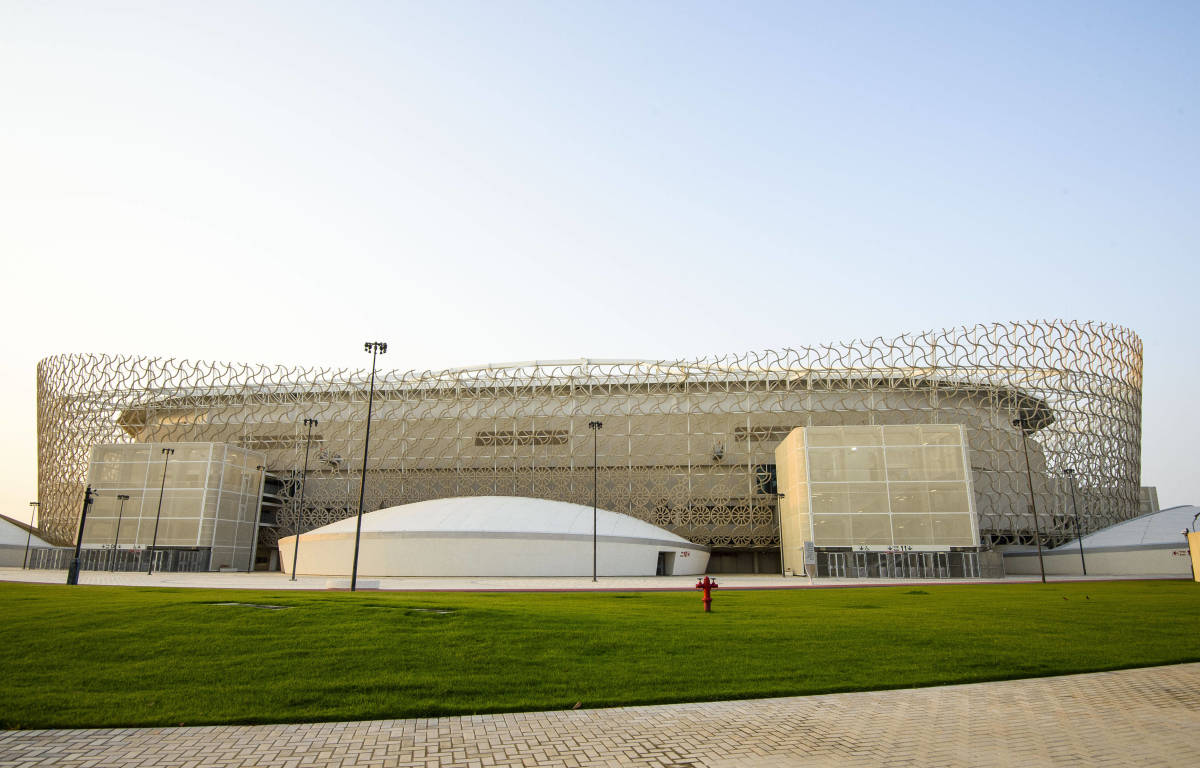 Exterior view of Ahmed bin Ali Stadium