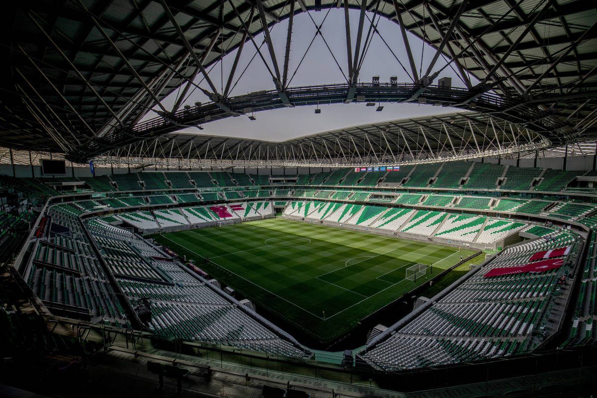 A general view from inside Education City Stadium in Qatar