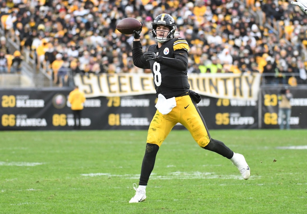 Pittsburgh Steelers QB Kenny Pickett Not Worried About Ankle Injury