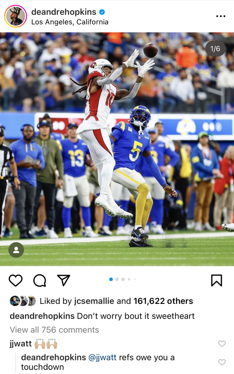 Rams vs Cardinals could hinge on Ramsey vs Hopkins