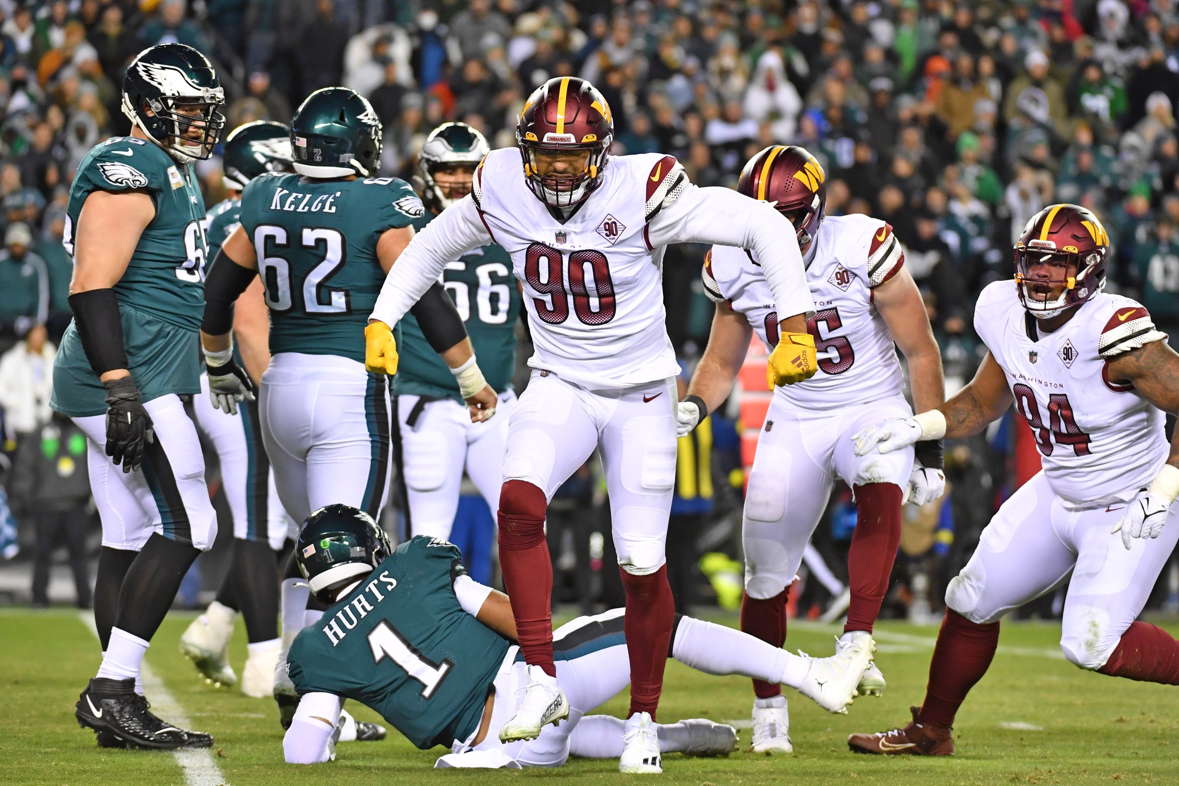 Washington Commanders vs. Philadelphia Eagles Inactives: Who's In? Who's  Out? - Sports Illustrated Washington Football News, Analysis and More