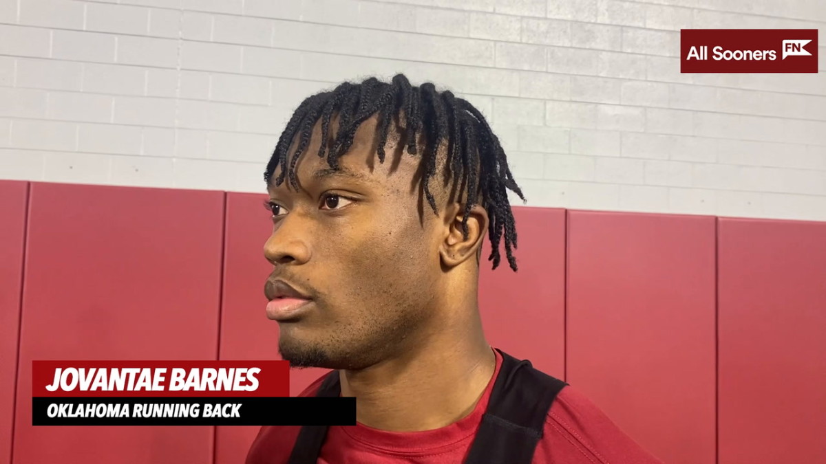 WATCH: Oklahoma RB Jovantae Barnes Interview - Sports Illustrated ...