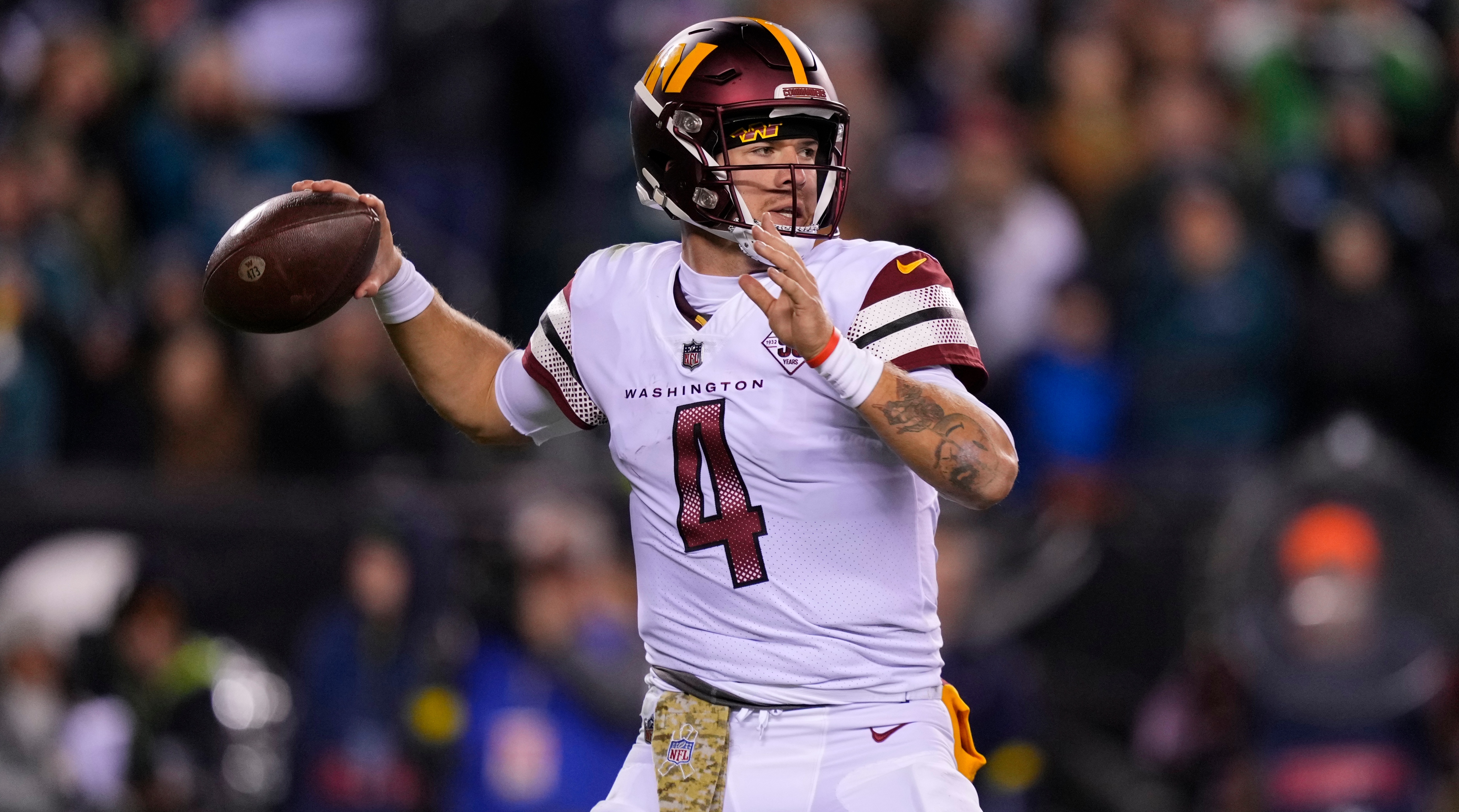 Did Washington Commanders QB Taylor Heinicke Win Starting Job After Victory  vs. Philadelphia Eagles? - Sports Illustrated Washington Football News,  Analysis and More