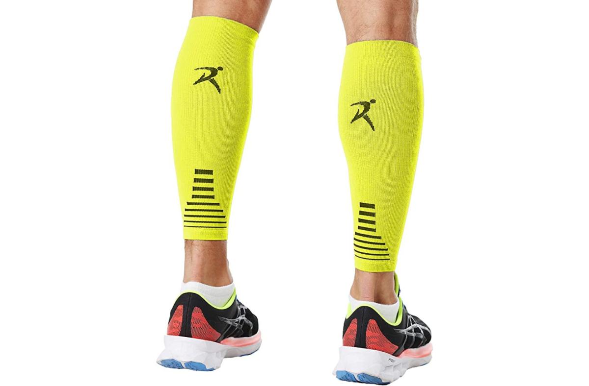 Nike Zoned Support Calf Sleeves Running Adult Small White/Silver