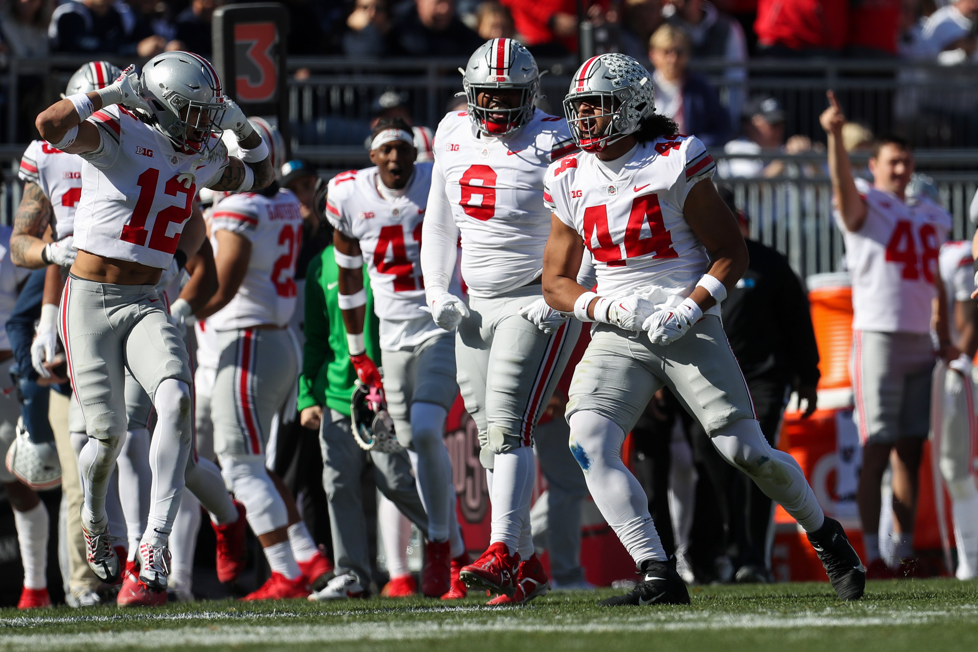 Ohio State's Marvin Harrison Jr. and Maryland's Mike Locksley