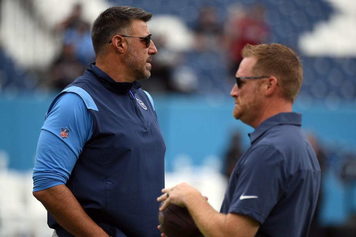 Titans Coach Mike Vrabel Addresses Todd Downing's Arrest On Friday