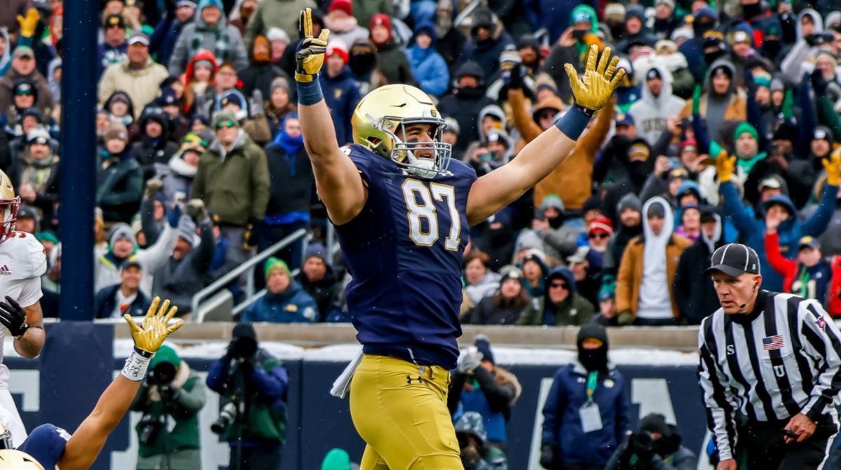 NFL Draft Outlook Notre Dame Tight End Michael Mayer Is An Elite