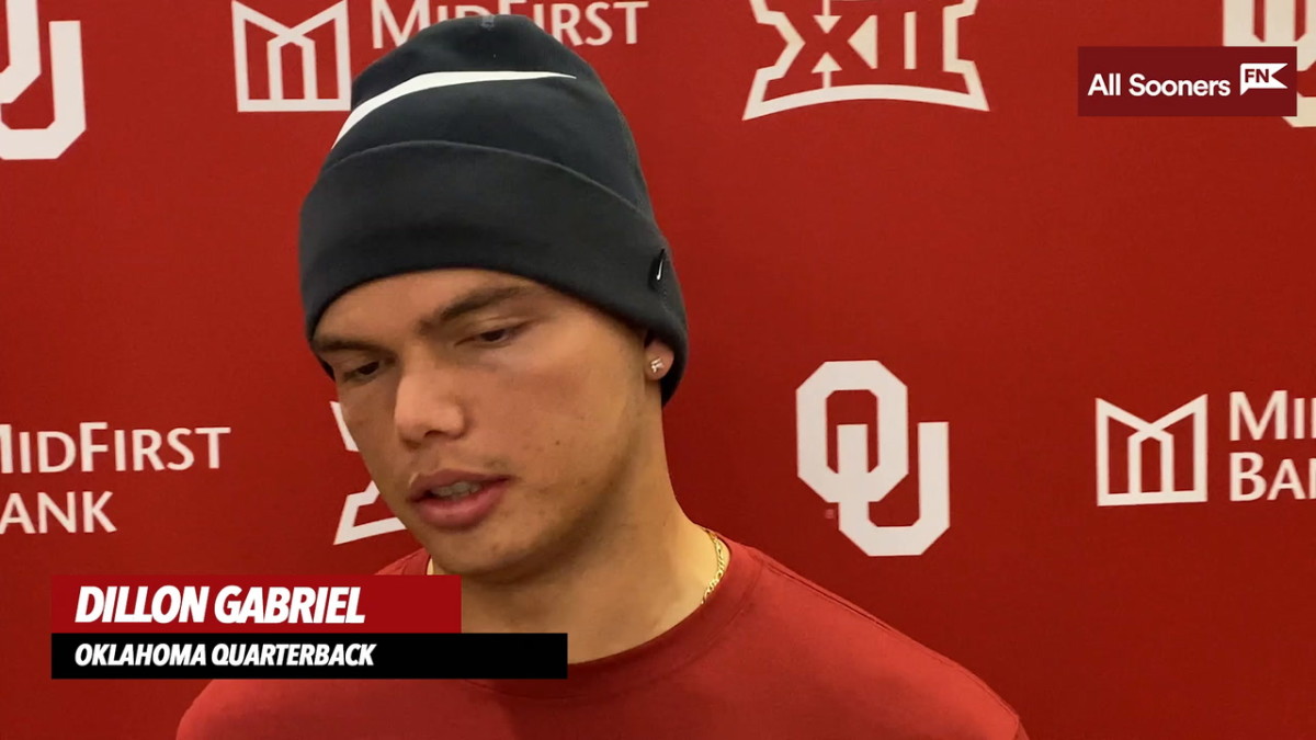 WATCH Oklahoma QB Dillon Gabriel OSU Postgame BVM Sports