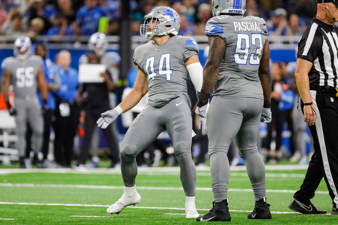 Detroit Lions Malcolm Rodriguez play against New York Giants - Sports ...