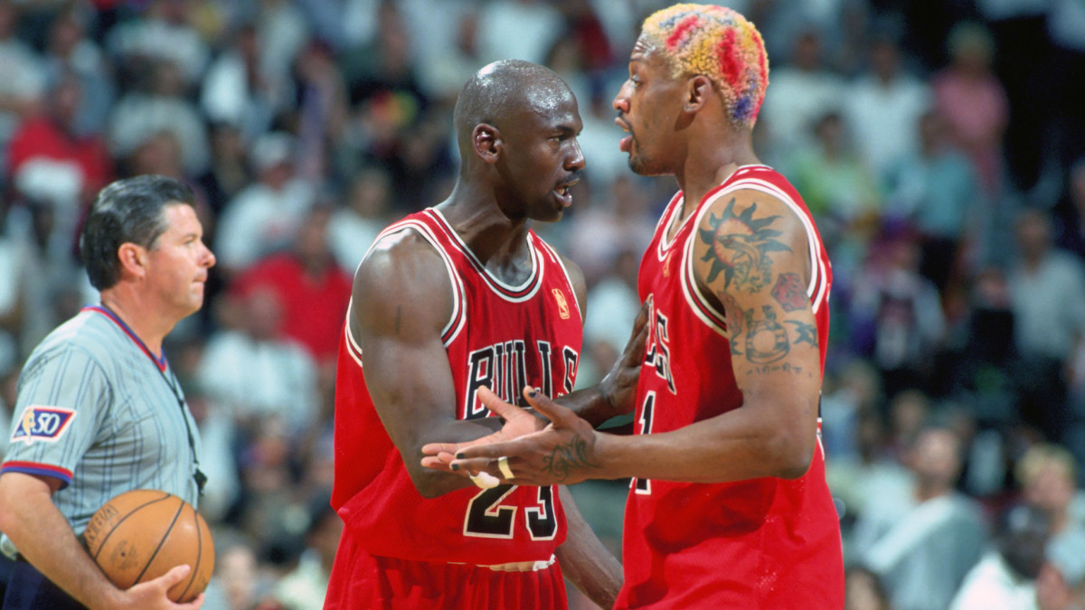 Dennis Rodman reminisces on the Bulls-Pistons rivalry and acknowledges  Michael Jordan's competitiveness for taking them to the next level - Sports  Illustrated Chicago Bulls News, Analysis and More