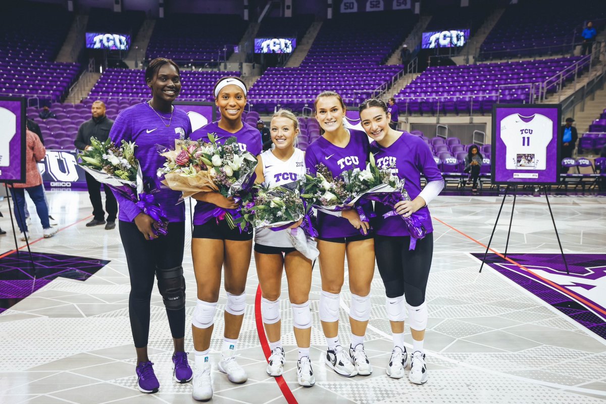 TCU Volleyball Senior Day