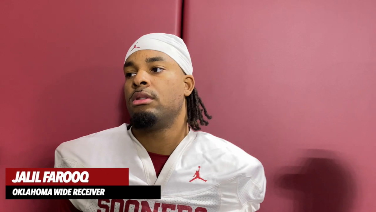 WATCH: Oklahoma WR Jalil Farooq Interview - Sports Illustrated Oklahoma ...