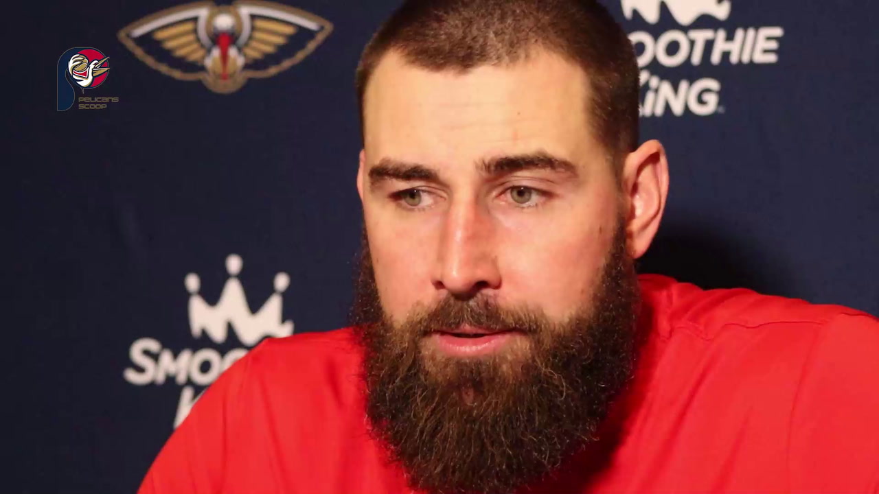 Jonas Valanciunas Postgame Interview - Pelicans at Rockets - Jan. 31 ...