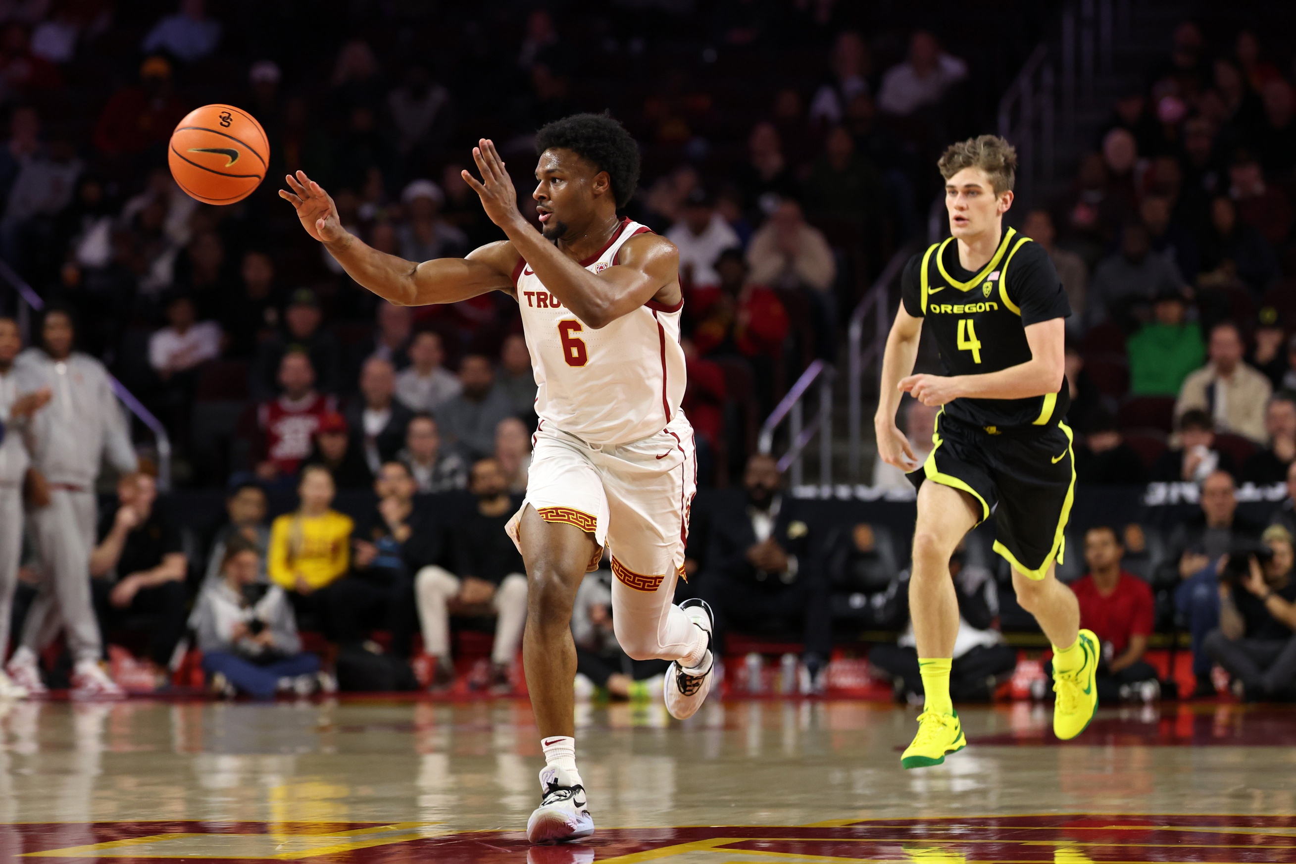 USC Basketball: Watch Bronny James Record Career High In This Stat Vs ...