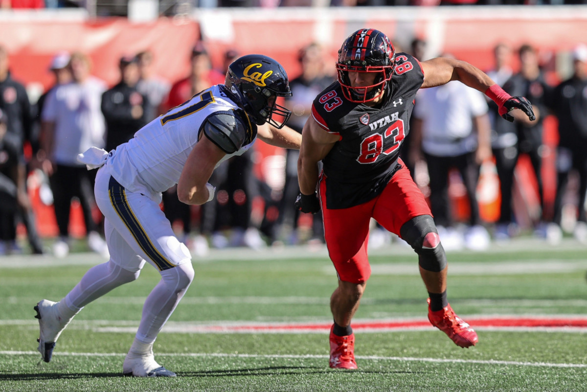 Utah Utes defensive end Jonah Elliss.