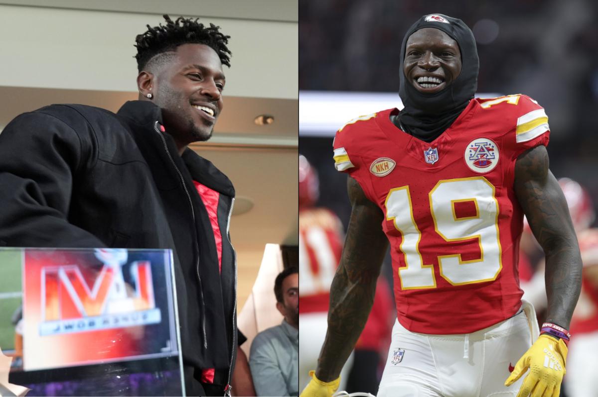 Former Pittsburgh Steelers' Antonio Brown Trolls Chiefs WR Kadarius ...