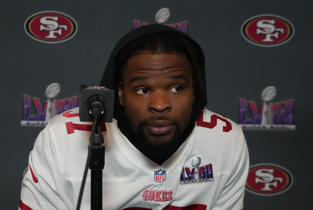 49ers LB Dre Greenlaw Carted Off At The Super Bowl - Sports Illustrated ...