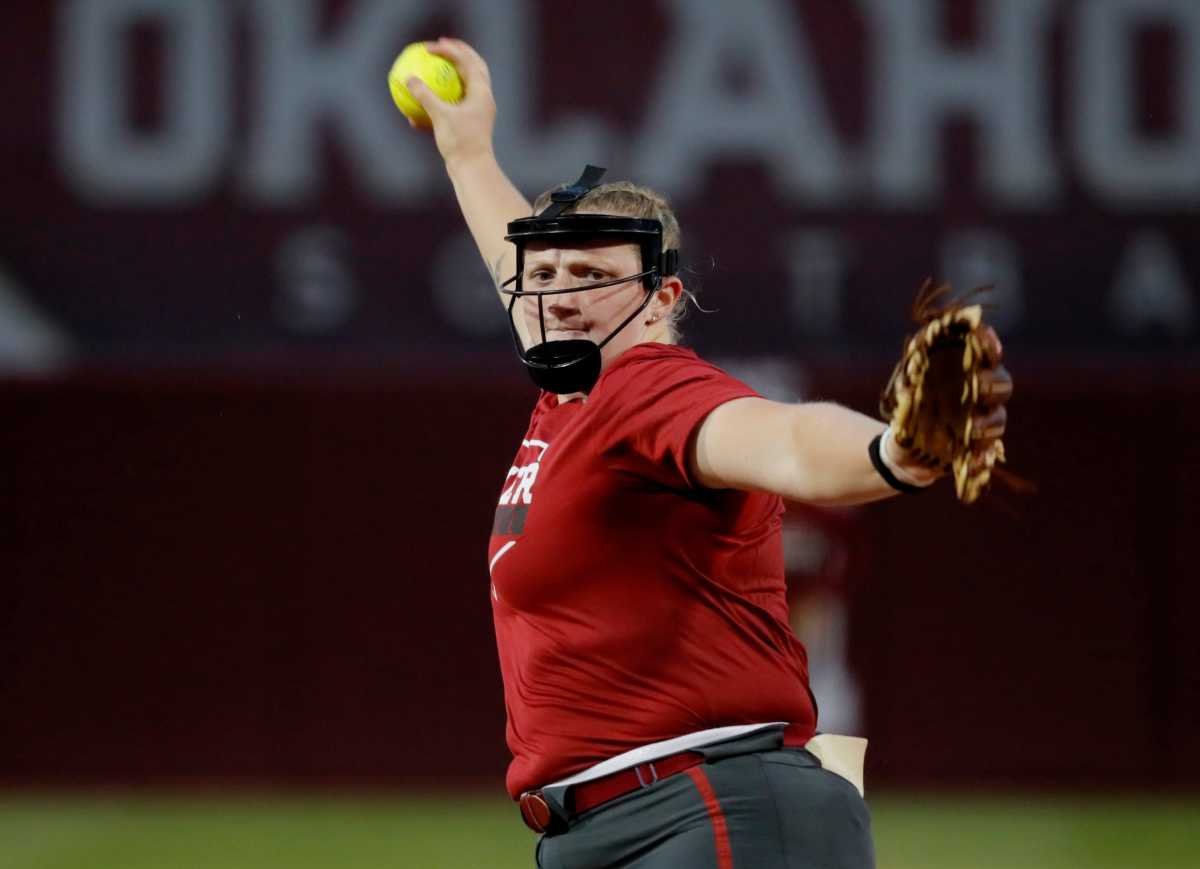 Wisconsin transfer Paytn Monticelli ignited Oklahoma's dugout with a massive strikeout to close the fifth inning against Washington on Friday night. 