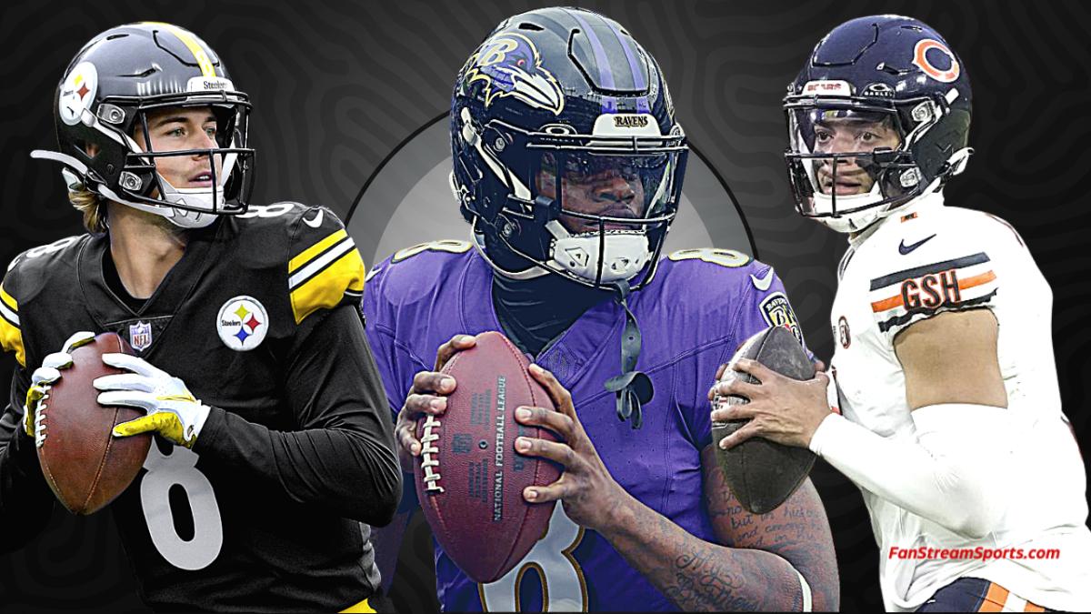 lamar jackson justin fields kenny pickett steelers