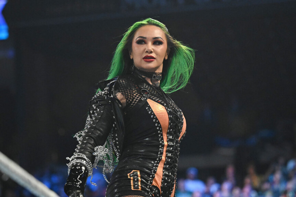 A shot of WWE superstar Shotzi, who currently performs on the WWE SmackDown brand.