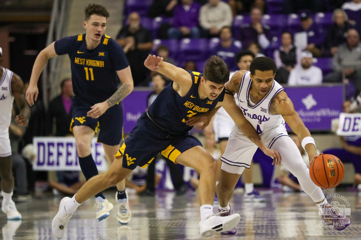 Jameer Nelson, losse ball, West Virginia vs. TCU, Kerr Kriisa