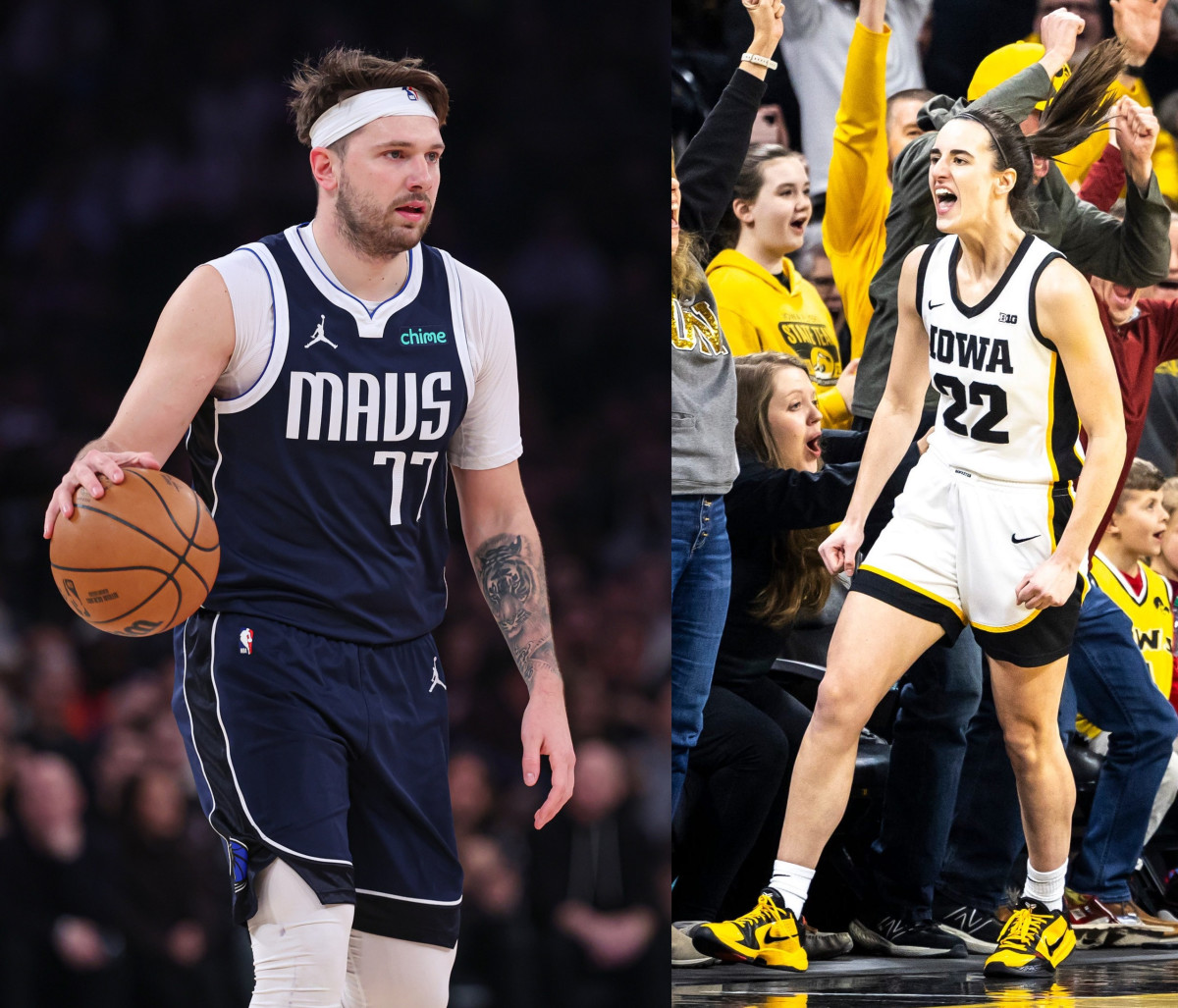 Luka Doncic, Dallas Mavericks, Caitlin Clark, Iowa Hawkeyes