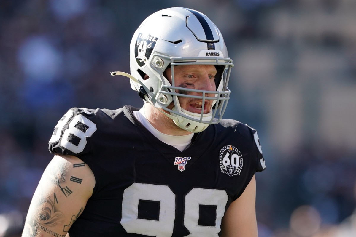 Las Vegas Raiders star Maxx Crosby was 'welcomed' to the NFL by former Raiders offensive tackle Trent Brown.