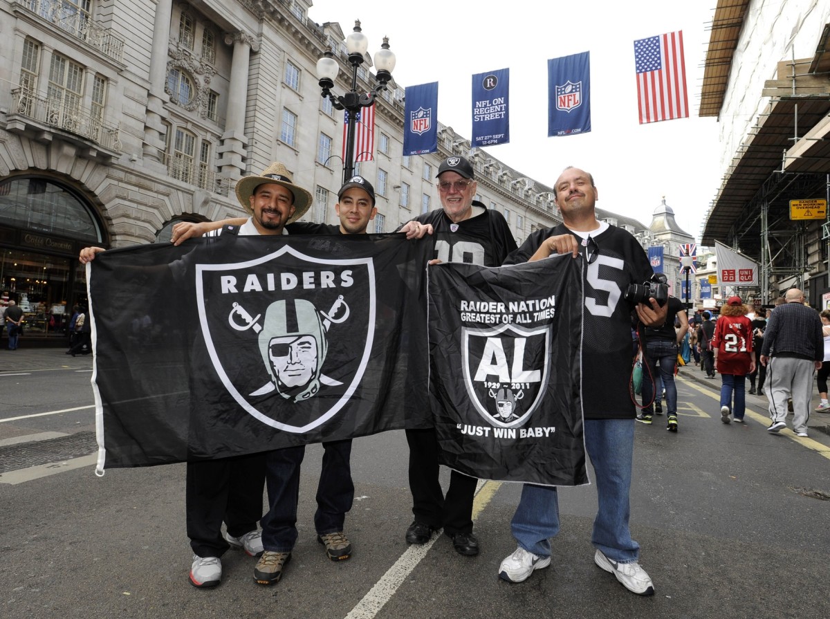 Las Vegas Raiders are one of many NFL teams who have a strong fanbase in many European countries