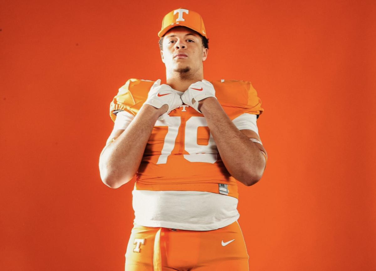 2025 4-star OT Jaelyne Matthews during an unofficial visit to Tennessee. (Photo courtesy of Jaelyne Matthews)