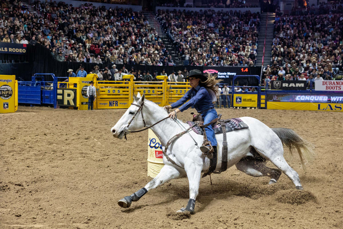 Kassie Mowry at the 2023 NFR.