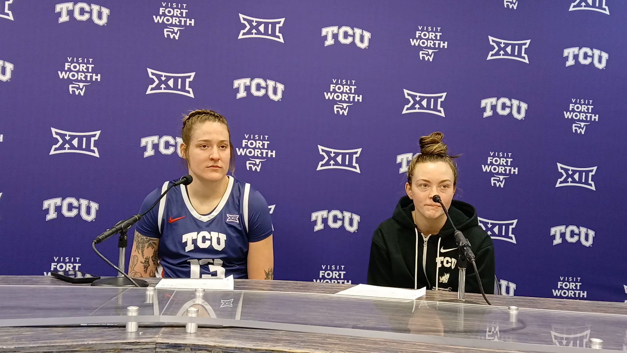 WATCH! TCU Women Basketball Players Sedona Prince and Madison Conner ...