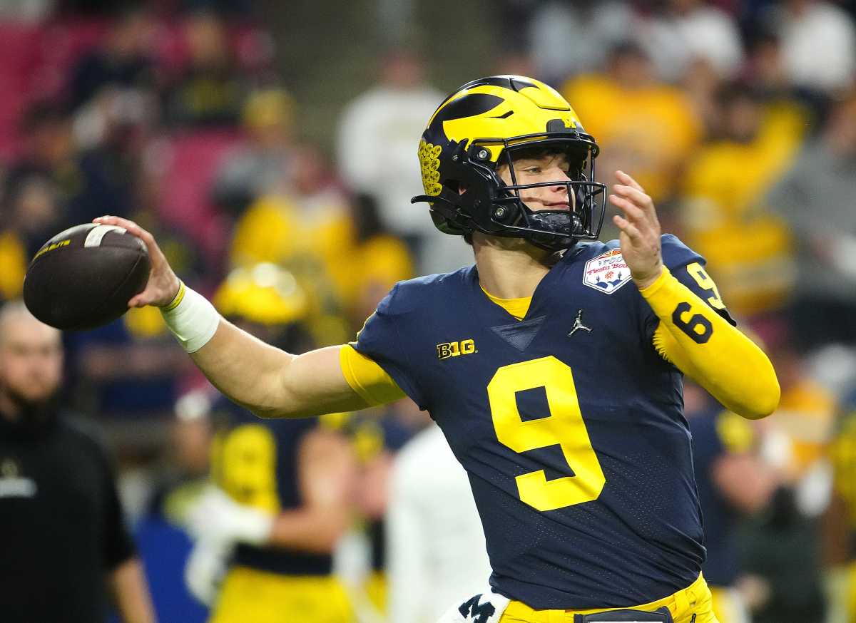 New England Patriots Trade, Draft Michigan's 'Efficient' J.J. McCarthy in  Latest NFL Mock; Mac Jones Out? - Sports Illustrated New England Patriots  News, Analysis and More