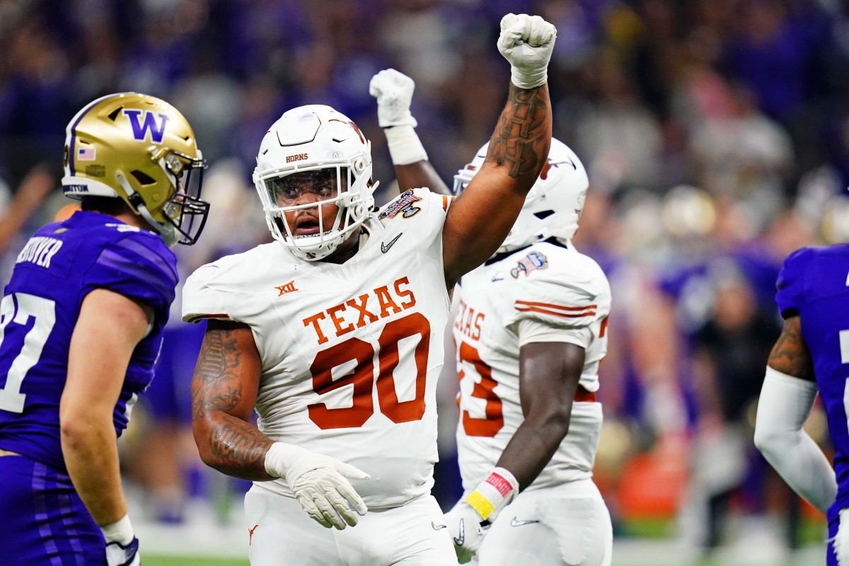 Texas Longhorns' Byron Murphy II is one of the top defensive tackles in the 2024 NFL Draft class, and he loves the idea of playing with Las Vegas Raiders All-Pro Maxx Crosby.