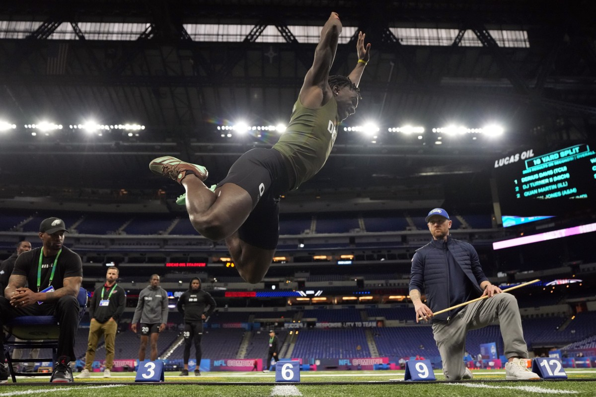 Terrion Arnold of the Alabama Crimson Tide had a disappointing 4.5 in the 40-yard dash, but he can improve that at his pro day.