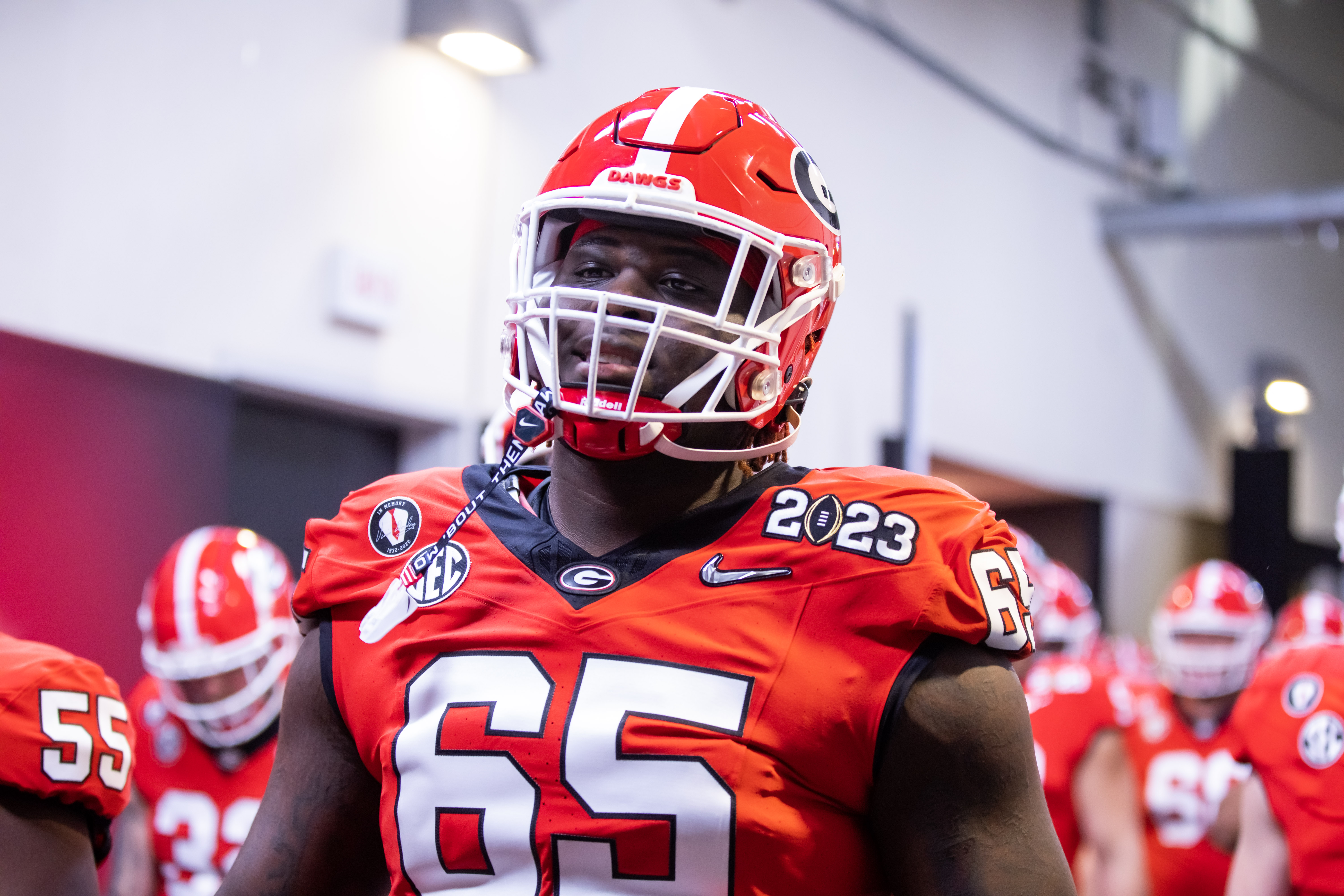 40-Yard Dash Results: Amarius Mims Georgia Bulldogs Offensive Tackle ...