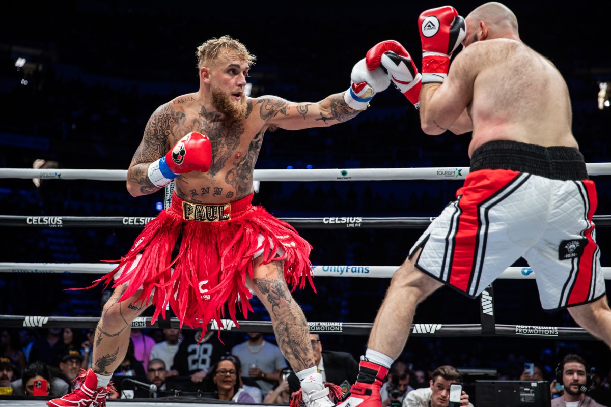 Jake Paul defeated Ryan Bourland via a first-round KO Saturday night in San Juan, Puerto Rico.