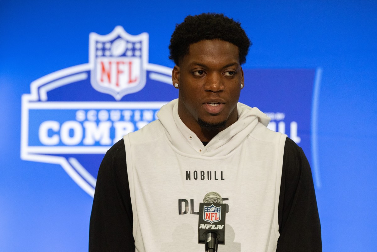 Las Vegas NFL Draft prospect talks about the Silver and Black at the 2024 NFL Combine