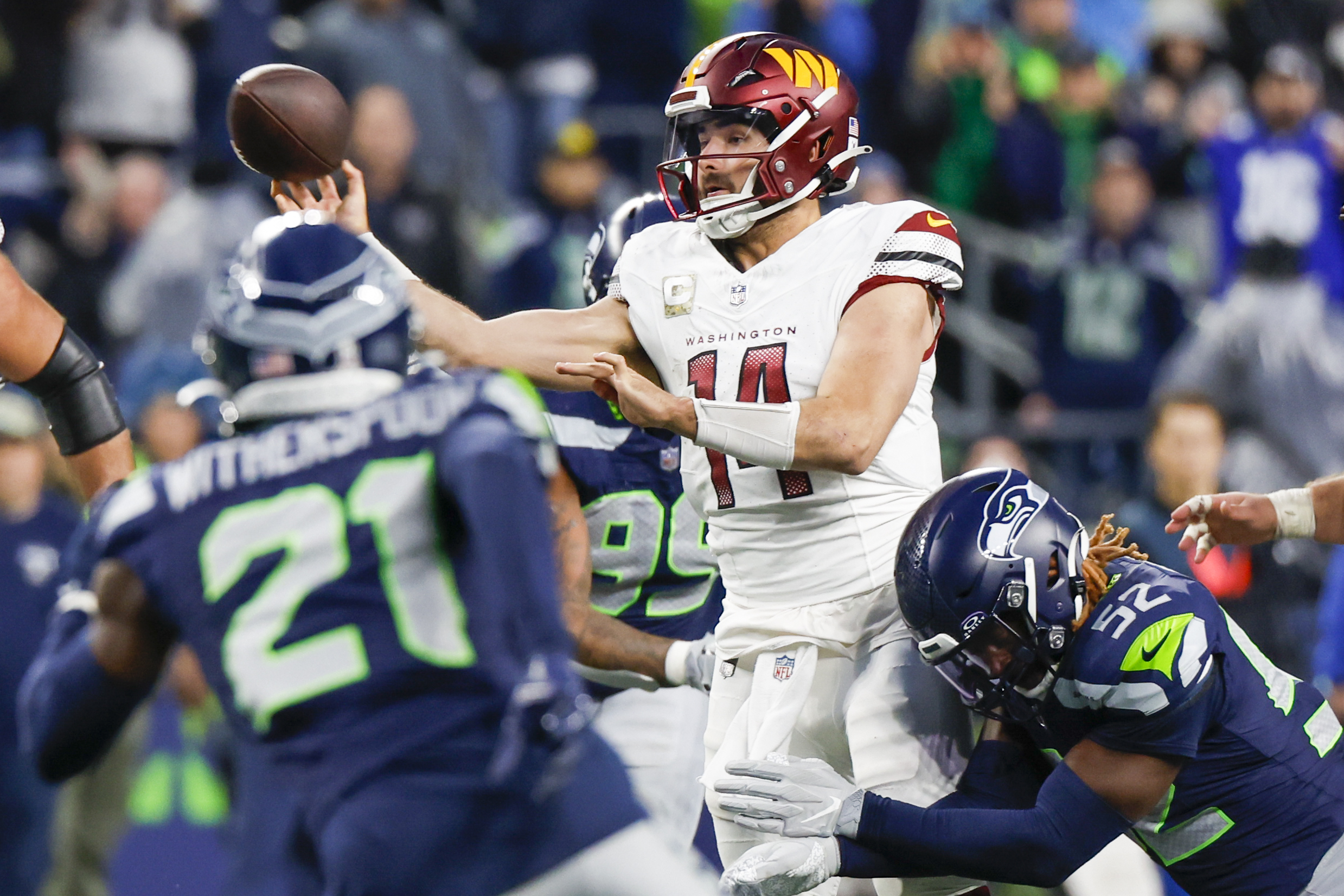 Showing promise in his first season as a starter, the Seahawks are banking on Sam Howell pushing Geno Smith and potentially being a long-term option under center.