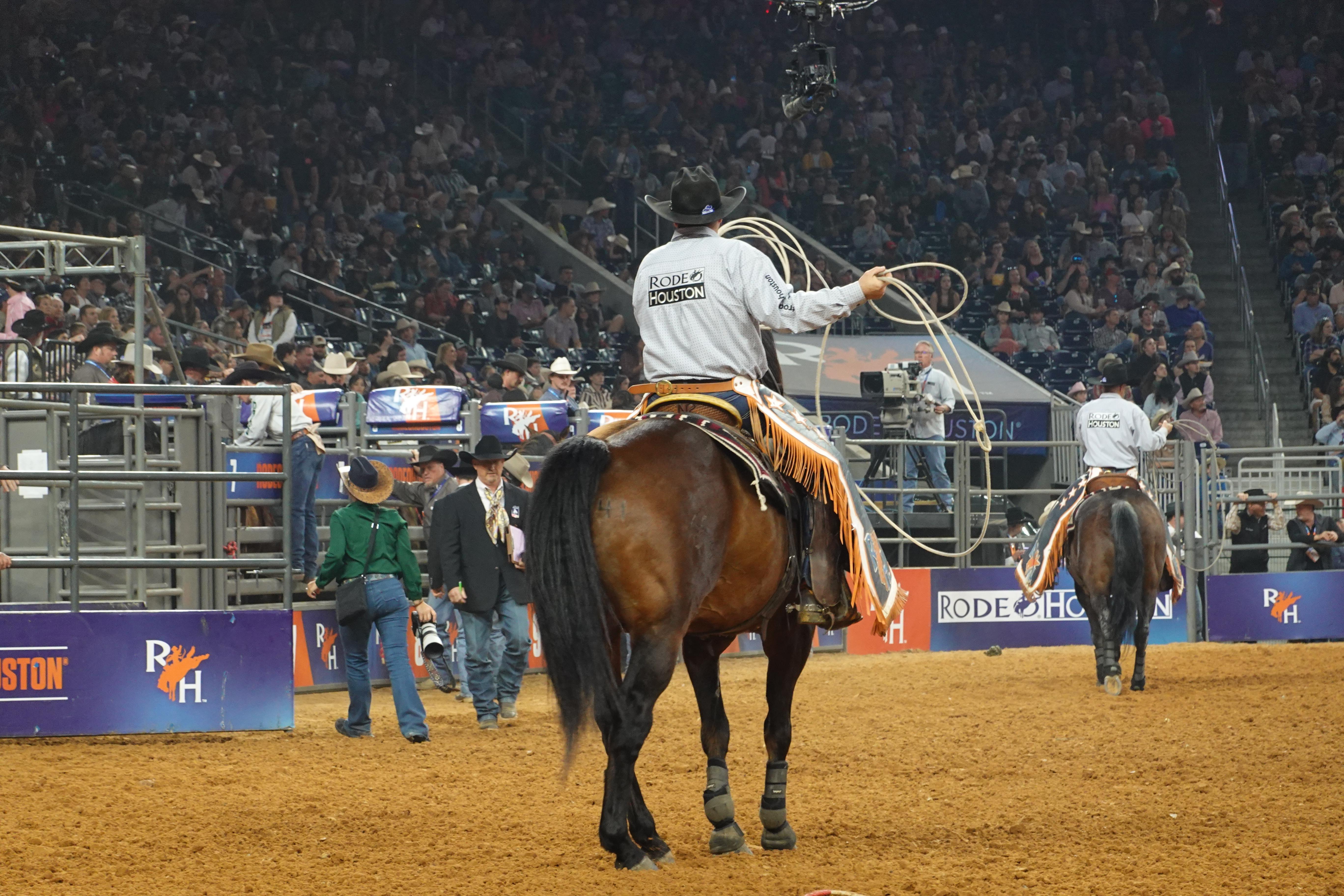 Pick up men during Rodeo Houston 2024.
