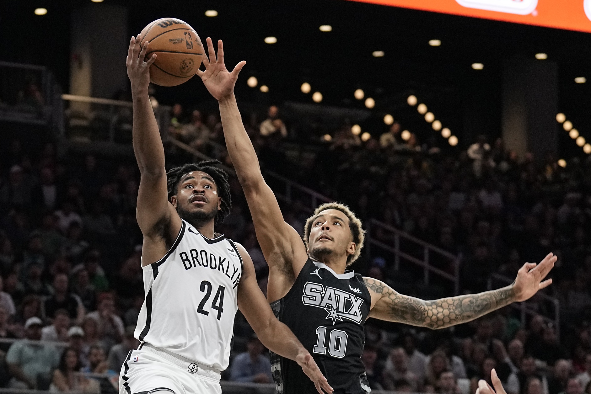 Cam Thomas Reacts to Nets' OT Loss to Spurs - Sports Illustrated ...