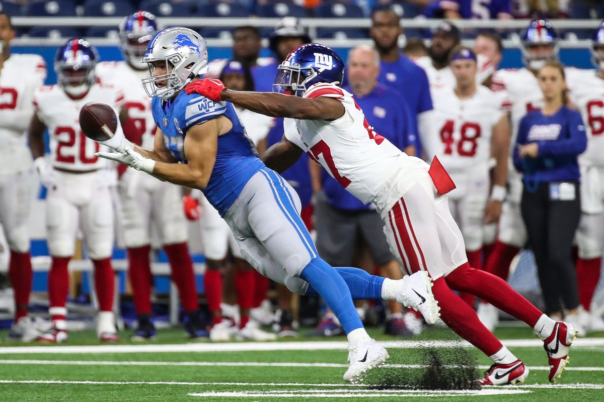 Jason Pinnock impresses in Giants' preseason-opening loss to Lions