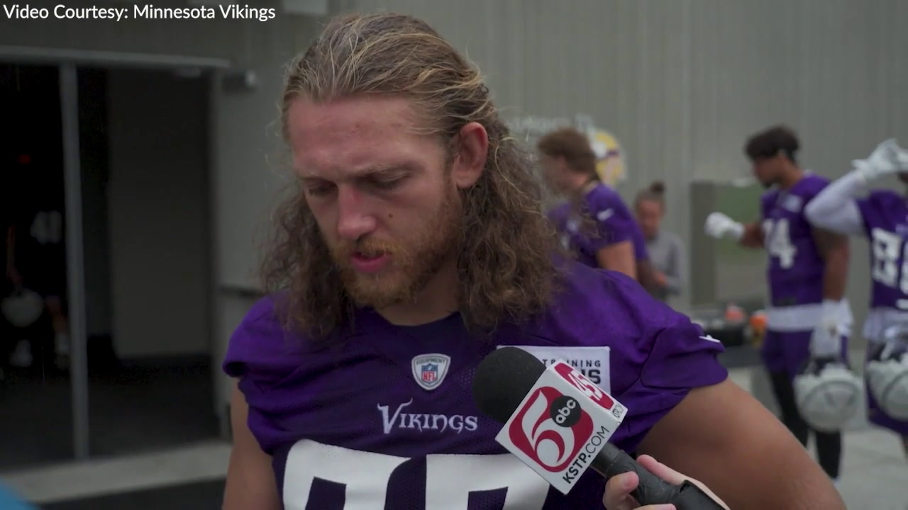 What's going on with TJ Hockenson at Vikings camp? - Sports