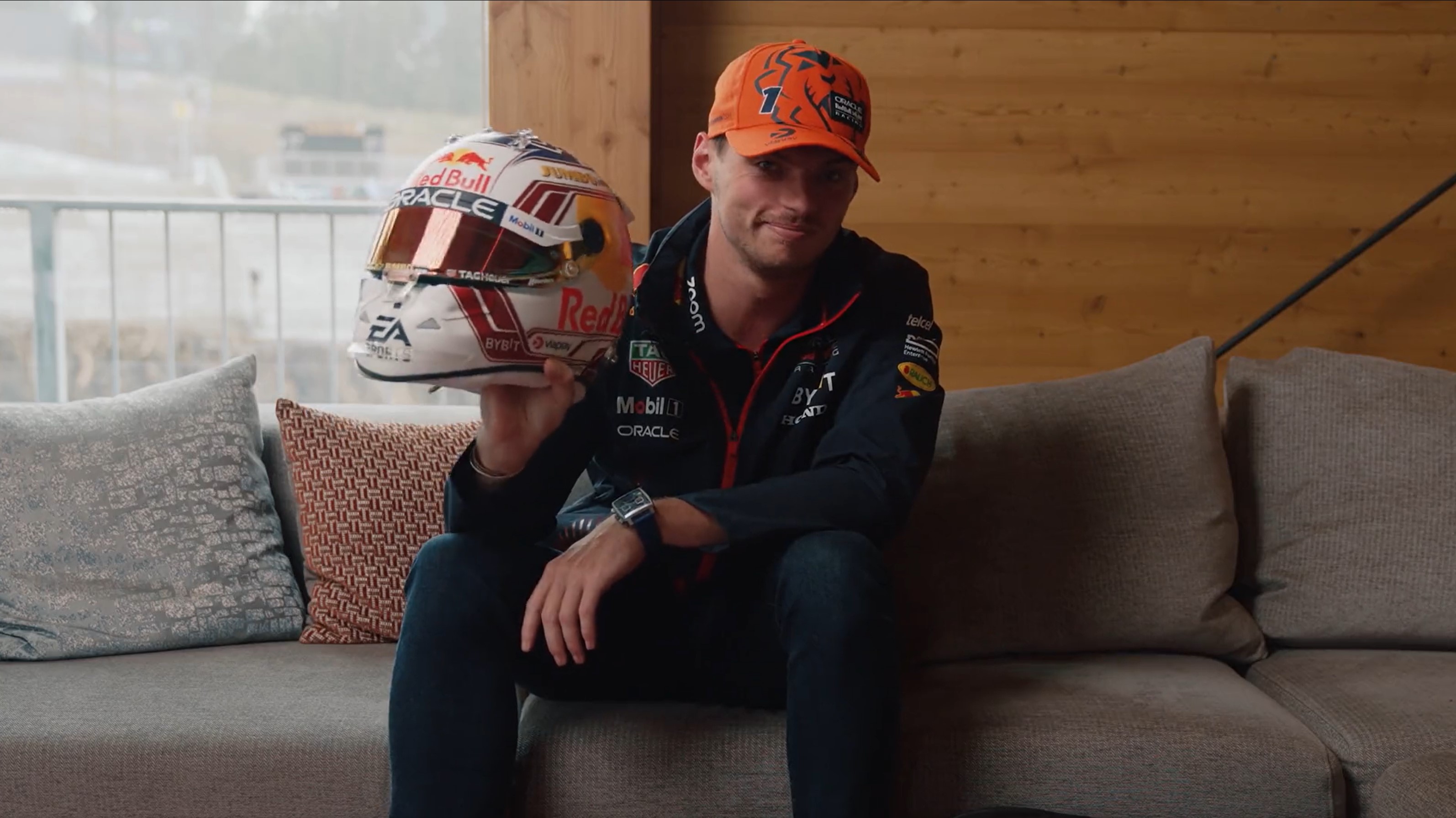 Verstappen reveals special helmet design for Austrian GP