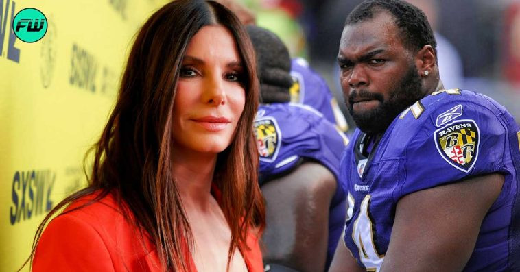 Michael Oher, the former football star whose life-story was featured i, Sandra Bullock