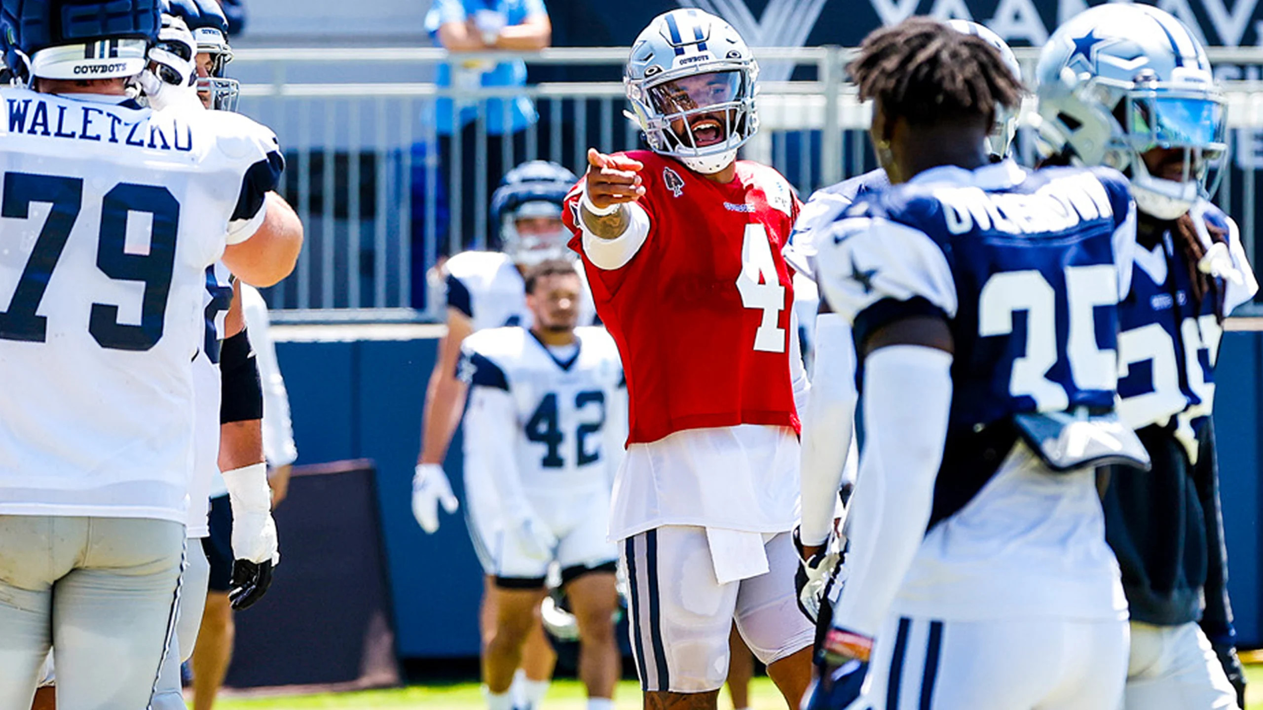 Day 2 Of Cowboys Camp And GBag's Already Fighting About Dak