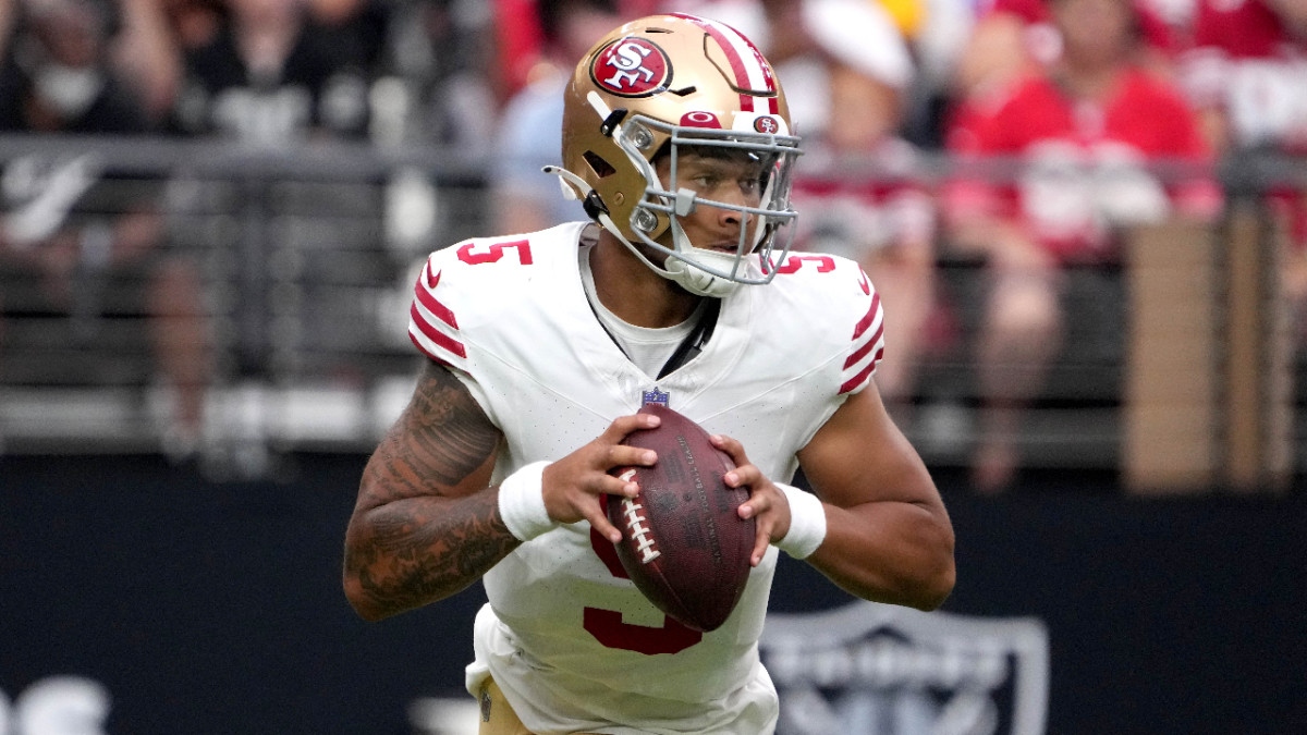 49ers' practice report: Trey Lance matches Sam Darnold's big day