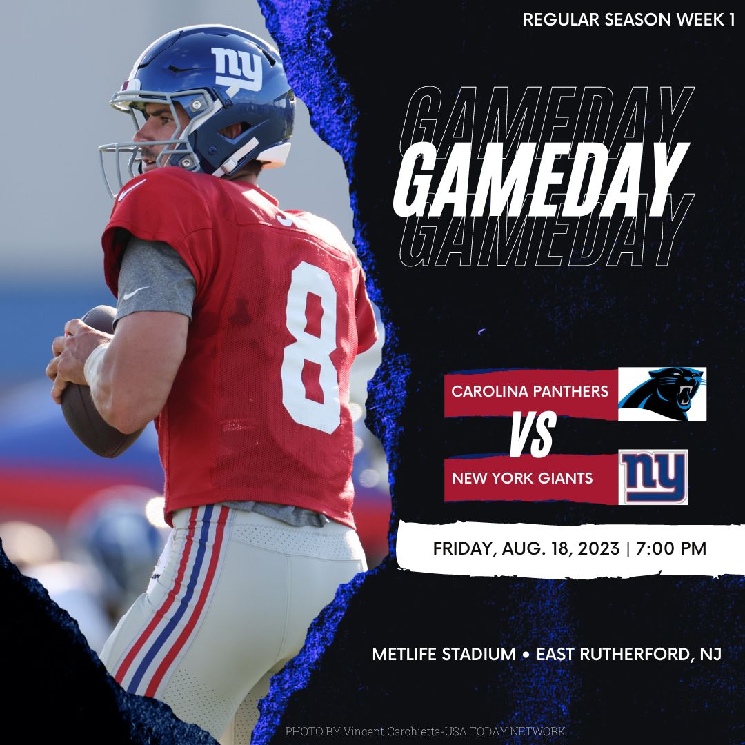 What time is Panthers-Giants on TV today? Live stream, channel