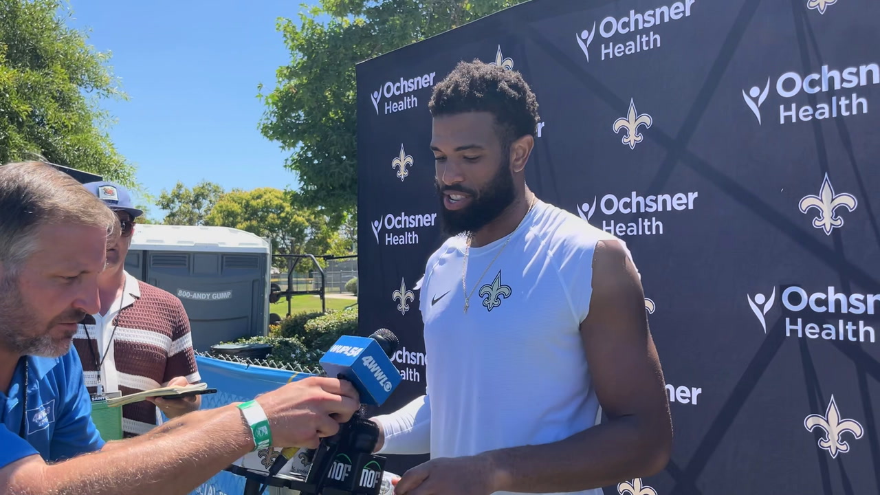 Keith Kirkwood Interview - Saints Training Camp, Day 17 - Sports ...