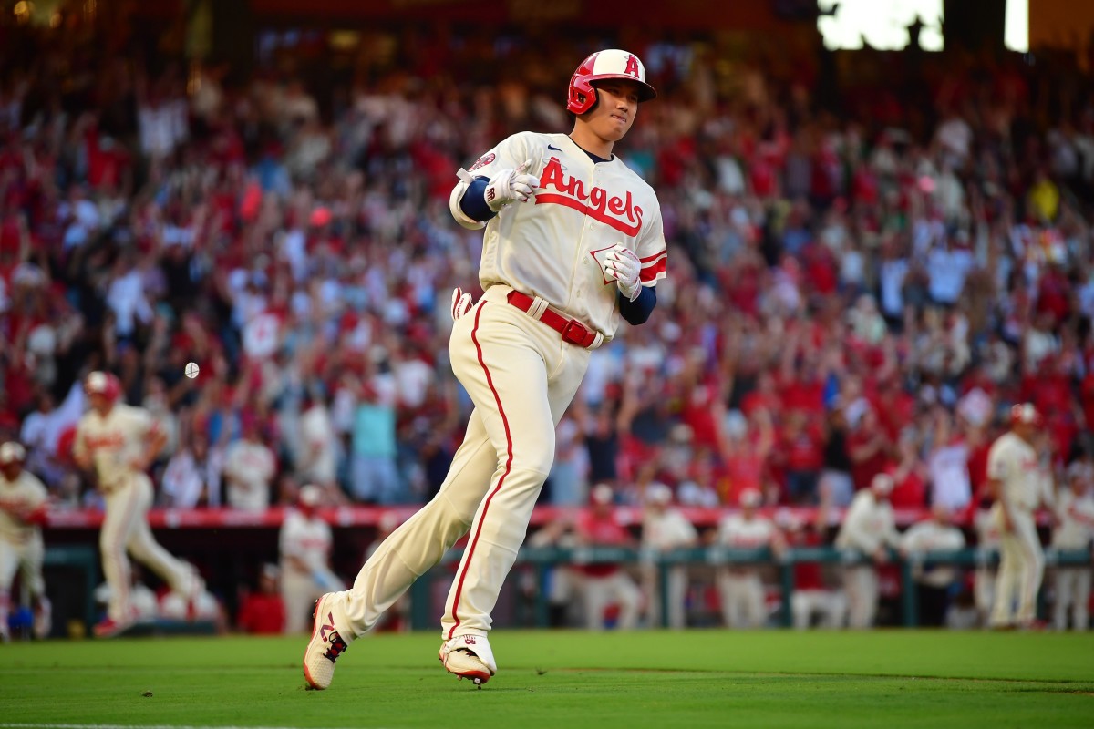 Shohei Ohtani hits first grand slam as a professional