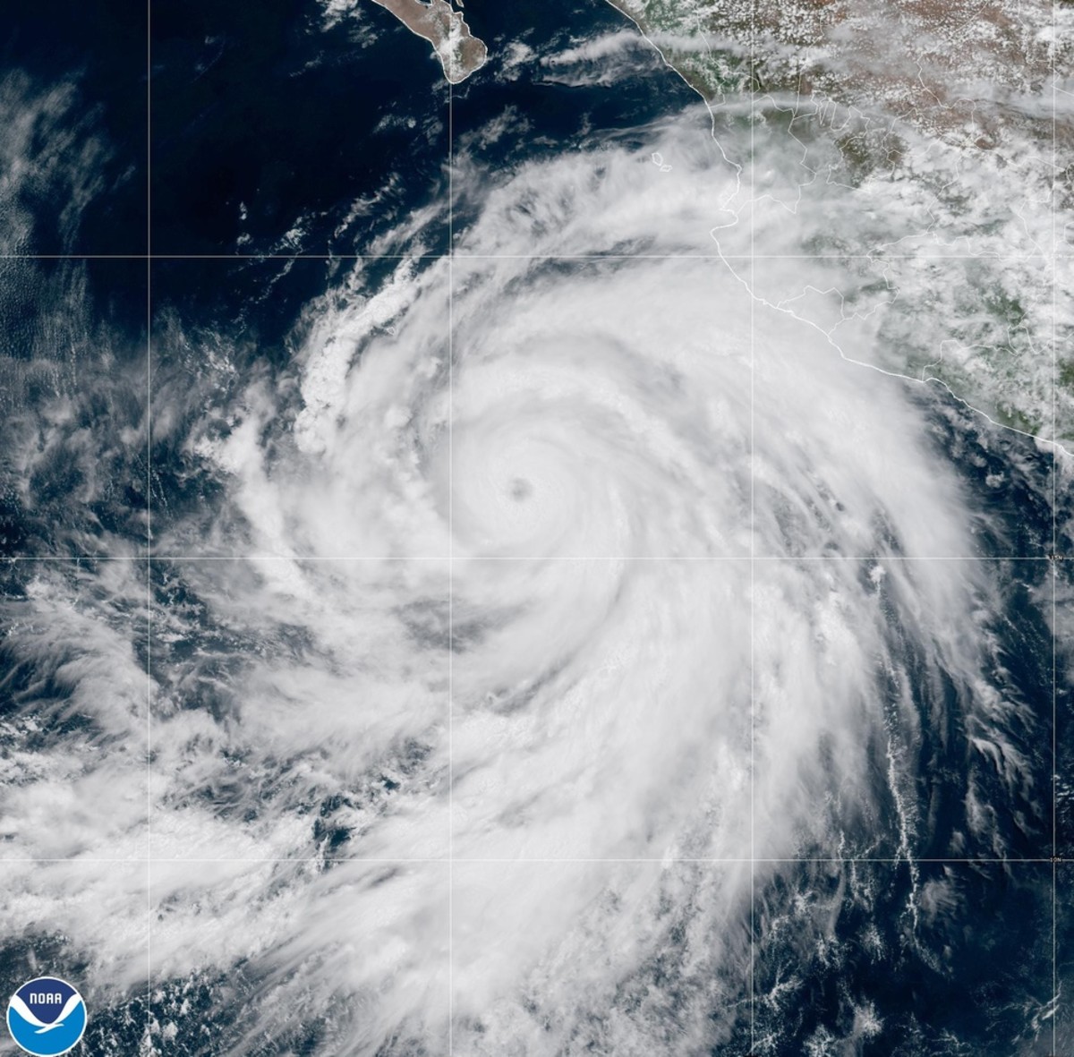 Hurricane Hilary on NOAA satellite Thursday afternoon. Hilary is expected to make landfall over or near the Baja California Peninsula on Sunday, then move over California as a tropical depression on Sunday night and Monday. NOAA/NESDIS/STAR GOES-West / USA TODAY NETWORK